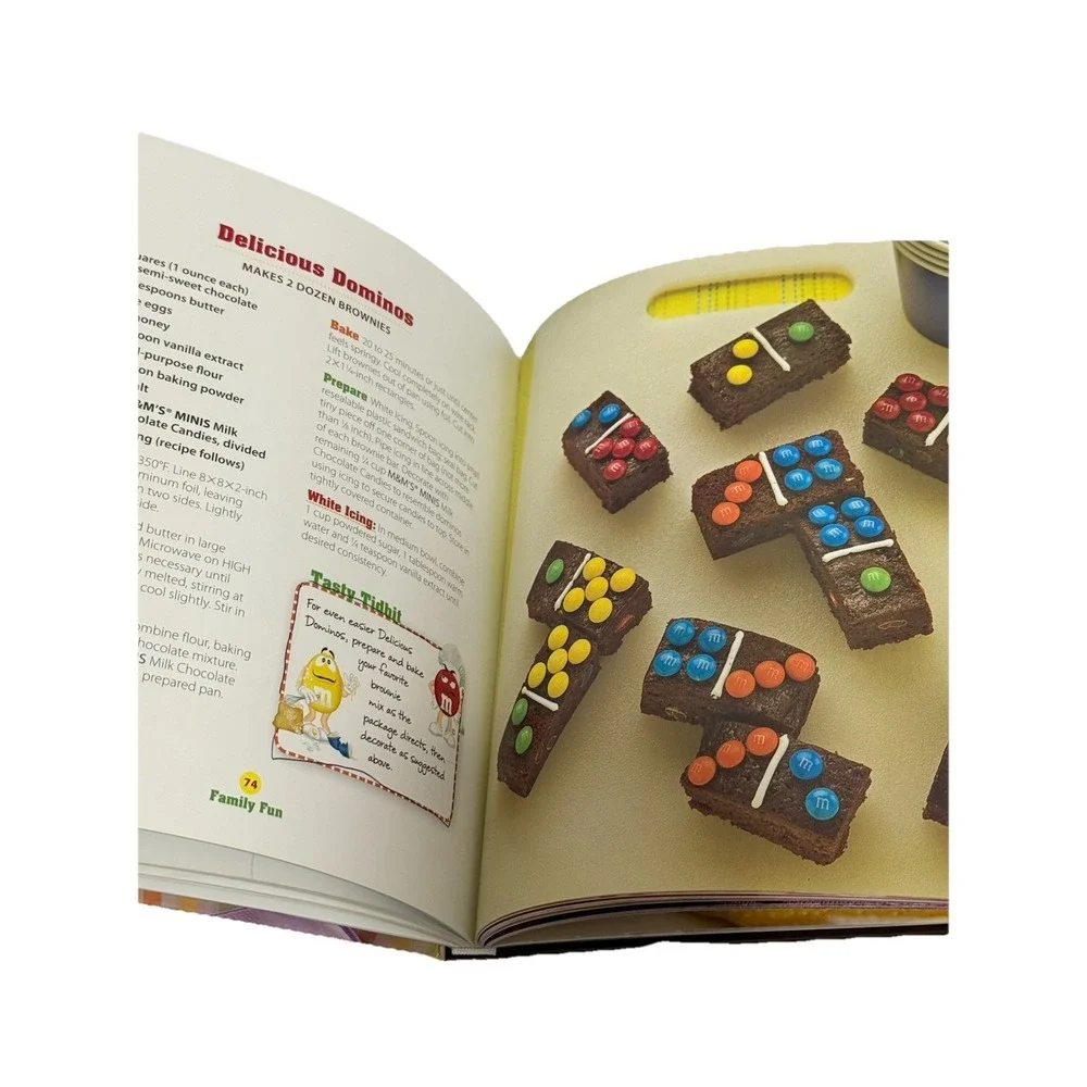 M&M's Fun Stuff Cookbook Chocolate Candy Desserts Kids Baking Color‎ Photos 2013
